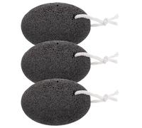 Housoutil Pierre Exfoliante Pieds et Mains 3 Pcs Taille 10x7x4 Cm Pierre Volcanique Naturelle Éliminateur de Callosités Soins des Pieds Usage Domestique
