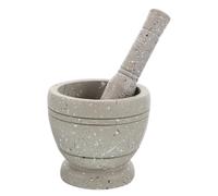 Housoutil Pilons et Mortier Maison Pilon à Ail en Plastique Robuste Petit Outil Cuisine Portable Ensemble 2 Pièces pour Broyage Rapide et Préparation Culinaire à la Maison