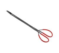 Housoutil Pince à Charbon en Fer Épais 52 CM Embouts Protégés Outil de Saisie pour Foyer Intérieur et Extérieur Accessoire Robuste pour Manipulation Sûre des Braises et Bûches