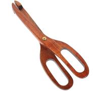 Housoutil Pince en Bois Élégante pour Servir et Amuse-bouches, Ustensile Cuisine Multifonction pour Barbecue et Fêtes
