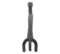 Housoutil Pince pour Barbecue en Fonte 14 X 4 X 38 CM avec Poignée Antidérapante Anti-Brûlure Accessoire Cuisine Polyvalent pour Grillades Clip Métallique Résistant pour Barbecues en