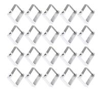 Housoutil Pinces à Nappe de Table en Acier Inoxydable et Abs, Lot de 20, Faciles à Utiliser et Antidérapantes, pour Dîners et Mariages
