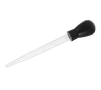 Housoutil Pipette à Marinade pour Dinde en Plastique Réutilisable Outil d'Injection de Viande pour Barbecue Pipette à Condiments Noire Compatible Lave-Vaisselle Accessoire la Cuisine