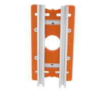 Housoutil Plaque D'insertion pour Table de Défonceuse en Aluminium, Insert de Banc de Défonceuse, Plaque de Positionnement à Rainurer, Orange, pour Atelier et Production de Menuiserie