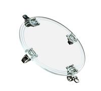 Housoutil Plateau Rond en Acrylique roulettes, Support Mobile pour Pot de Fleurs, Capacité de Charge Élevée et Design Robuste pour Jardin Intérieur et Extérieur