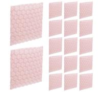 Housoutil Pochette à Bulles en Plastique Rose de Cœur 10 X 10 CM Lot de 50 Enveloppes Matelassées Rembourrées pour Emballage et Expédition Sécurisée de Bijoux et Colis