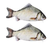 Housoutil Pochette à Crayons Originale de Poisson, Lot de 2 Porte-Stylos Mignons Rangement, Adaptée Bureau Cours de Dessin pour Garçon et Filles