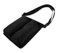 Housoutil Pochette de Rangement Essentielle pour Flacon D'huile de Massage en Tissu Oxford Noir, Ajustable et Portable, Accès Pratique pour Praticiens du Massage