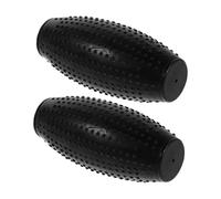 Housoutil Poignée D'acupuncture en Caoutchouc Conducteur Stable et Portable pour Machine de Physiothérapie et Massage en Noir, Accessoire pour Thérapie Méridienne