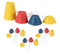 Housoutil Porte-Balles de Golf en Caoutchouc 16 Pièces Tee de Golf Remplaçable pour Entraînement sur Terrain Extérieur