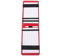 Housoutil Porte-Cartes de Score de Golf en Cuir PU Rose Motif Reptile, Carnet de Score Léger et Compact, Protège-Cartes Résistant à L’Eau, Accessoire Pratique pour Compétition