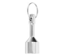 Housoutil Porte-clés Magnétique avec Poids Calibré pour Test Précis de Bijoux en Argenté et Or, Outil Compact en Aimant de Fer pour Usage Quotidien et Vérification des Métaux