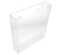 Housoutil Porte-Documents Suspendu en Acrylique Transparent A4, Organiseur Mural pour Courrier et Dossiers, Range-Documents Fixation Magnétique et Vis, Bureau Maison École Rangement Facile