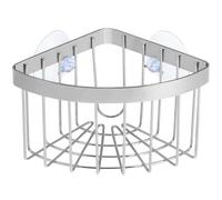 Housoutil Porte-Éponge à Ventouse en Acier Inoxydable 304 Panier d'angle pour Évier Cuisine Organisateur de Torchons Égouttoir Rangement Pratique pour Éponges et Accessoires de Nettoyage