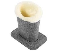 Housoutil Porte-Lunettes Doublé de Peluche Support de Support Bifocales Support D'affichage Étui à Lunettes Présentoir en Verre Anti-Rayures Support pour Table de Chevet