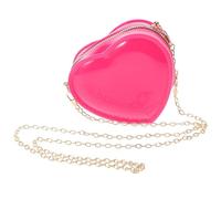 Housoutil Porte-Monnaie Fin de Cœur, Mini Pochette Zippée pour Femme, Rangement Rouge à Lèvres et Monnaie, pour Fêtes et Sorties