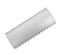 Housoutil Porte-panneau Commercial de Bureau Plaque Nominative de Porte de n Alliage D'aluminium Argenté, Incurvée, Vierge, pour Étiquetage Diy, Hôpital et Salle de Conférence
