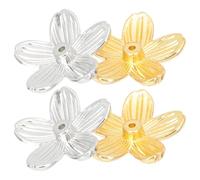 Housoutil Porte-Parfum Support Parfum de Fleur de Cerisier Résistant à l'usure et Antidérapant en Cuivre Or Lot de 4 Pièces Contemplation de Bureau