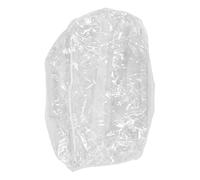 Housoutil Pouf en Plastique Transparent 55x35 Cm, Mini Canapé de Rangement pour Chambre D’ado, Housse de Pouf Multifonction pour Jouets et Vêtements, Solution Compacte pour Petit Espace