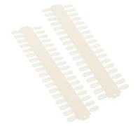 Housoutil Présentoir pour Vernis à Ongles 2 Pièces 72 Échantillons Palette Plastique Longue Bande Tableau de Conseils Coloré pour Manucure Professionnelle et Tutoriel Nail Art