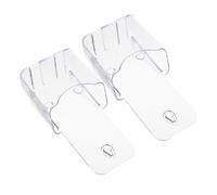 Housoutil Présentoir Suspendu 2 Pièces pour Dossiers en Acrylique Transparent Organiseur de Littérature Moderne Rangement Pratique et Design Épuré pour Bureau et Maison