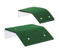 Housoutil Rampe d'Évacuation pour Piscine pour Animaux 2 Ventouses, Lot de 2 Rampes Résistantes aux UV, Plateforme Antidérapante pour Grenouilles et Petits Animaux, Usage Extérieur