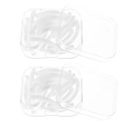 Housoutil Recharges Lot Haute pour Blanc Recourbe- Silicone en Élasticité de 48 Coussinets Souples Portables et Soirées et Rendez-