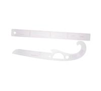 Housoutil Règle Couturière Plastique Multifonction pour Création de Patrons et Couture Outil de Coupe Courbe Élégant pour Modélisme et Confection pour Tailleurs et Amateurs de Couture