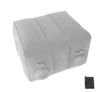 Housoutil Repose-Pied Gonflable de Voyage pour Avion Coussin Réglable Hauteur à Couches Repose-Jambes Léger et Compact Facile à Gonfler avec Pompe Portable pour Avion Train Voiture et Bureau