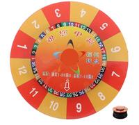 Housoutil Roue de Jeu en Plastique, Accessoire Amusant pour Fêtes et Noël | Règles Faciles, Adaptée à Tous les Âges, Animation de Table pour nseignement, Événements et Présents
