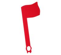Housoutil Rouge Indicateur de Boîte aux Lettres avec Drapeau Rotatif en Acrylique, Design Patriotique, Accessoire Minimaliste pour Boîte aux Lettres Petite, pour Bureau et DIY
