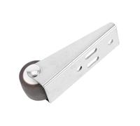 Housoutil Roulette Fixe Basse Profil Roue de Support pour Porte Installation Verticale ou Horizontale Roue Tpe Silencieuse et Résistante à Usure pour Meubles