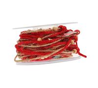 Housoutil Ruban Décoratif de Noël pour Arbre de Noël et Fête Durable sans Odeur Couleur Vive Festive pour Cadeau et Décoration Diy