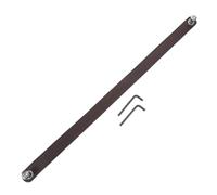 Housoutil Sangle de Poignée en Cuir Pu pour Seau en Bois Spa, Kit de Réparation avec Vis et Clés, Accessoire Bain Robuste pour Bains de Pieds, Installation Facile, Usage Familial