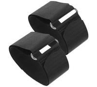 Housoutil Sangles de Pédale Réglables pour Rameur et Vélo D'appartement, 1 Paire Noires 47 Cm, Sangles Élastiques Auto-agrippantes Antidérapantes pour Maintien Sûr et Confort Pendant