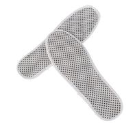 Housoutil Semelles Intérieures Thermiques Blanches en Tourmaline pour Chaussures, Coussin Chauffant Confortable 45 Taille 27cm, Améliore le Métabolisme et L'immunité