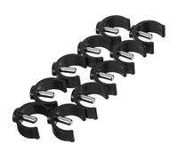 Housoutil Serrage-Joints en C pour Cannes, Lot de 10 Clips en Acier et Plastique, Goupilles de Verrouillage Robustes, Accessoires pour Déambulateurs, Conçus pour Seniors et Aides la Marche