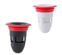 Housoutil Siphons en Silicone Lot de 2 pour Drainage d'Eau Bouchons Étanches, Noyaux Internes pour Évacuation la Cuisine et Salle de Bain, Résistance aux Acides et Protection Anti-Odeurs