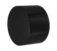 Housoutil Socle D'affichage en Cristal Noir Cylindrique 80x80x50 Mm, Support à Trophées Multifonctionnel Gravable, Présentoir Minimaliste pour Médailles et Récompenses, pour Bureau