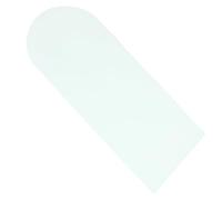 Housoutil Sticker Mural Tableau Blanc Effaçable à Sec Forme Arche 101 X 41 CM Autocollant Amovible Couleur Jaune Clair Surface Lisse Réutilisable pour Bureau École Maison Prise de Notes