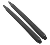 Housoutil Stylet 2 Pièces Stylet Capacitif Noir Haute Sensibilité pour Écran Tactile Universel À Pointe Fine pour Écran Smartphones Tablette