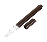 Housoutil Stylo à Huile pour Cuticules Rechargeable 2 Ml Café avec Pinceau Applicateur Flacon Vide pour Gloss à Lèvres et Vernis à Ongles Accessoire Pratique pour Maquillage et Soins des