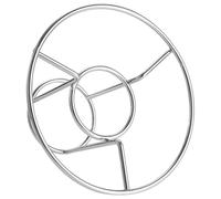 Housoutil Support à Poulet pour Barbecue en Acier Inoxydable Grille Rôtissoire Multifonctionnelle Portable Support Vertical pour Poulet et Dinde Accessoire pour Cuisson en Plein Air et