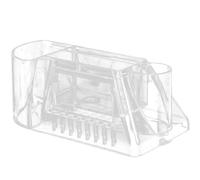 Housoutil Support de Forets pour Perceuse à Ongles Transparent en Polycarbonate, Organisateur Compact Rangement Sécurisé, Adapté au Polissage et Meulage Salons et Chez Soi