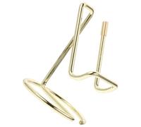 Housoutil Support de téléphone de Table doré, Porte-Cartes de Visite en métal ferreux, Accessoire de Bureau Multifonction pour Cartes de Visite et Cadres Photo