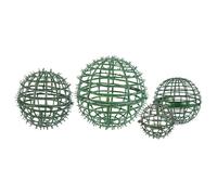 Housoutil Support Décoratif pour Fleurs en Plastique 4 Pièces Cadre pour Composition Boule de Gazon Vert Accessoire Mariage et Fête Étagère pour Décoration Intérieure