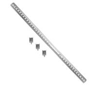 Housoutil Support Étagère Inox Renforcé avec Clips Barre de Fixation pour Réfrigérateur et Congélateur Kit de Montage et Antirouille Compatible Rayonnages Standard