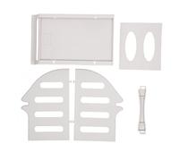 Housoutil Support Étiquettes Thermiques Externe pour Distributeur Pratique de Stickers Compatible avec Imprimantes de Code Barres et Expédition