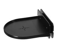 Housoutil Support Mural pour Haut-Parleur Intelligent Compatible WiFi et on Hub 1 Pièce Noire Montage Mural Facile pour Rangement Audio Compact Couleur Aléatoire Couleur Aléatoire