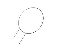 Housoutil Support pour Plantes Grimpantes en Fer Noir Rond, Treillis Réutilisable Facile à Planter pour Jardin Extérieur et Culture de Vigne